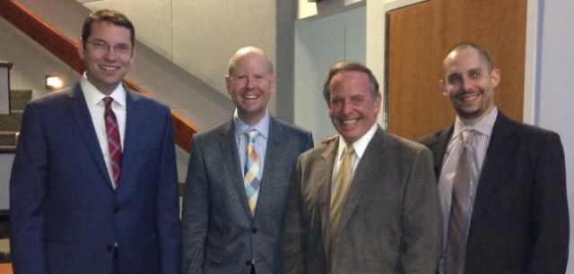 (L-R) Drs. David Armstrong, Lee Rogers, David Davidson, and Raphael Blochle